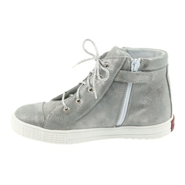Stivali e scarpe da bambina argento Ren But 4279 2