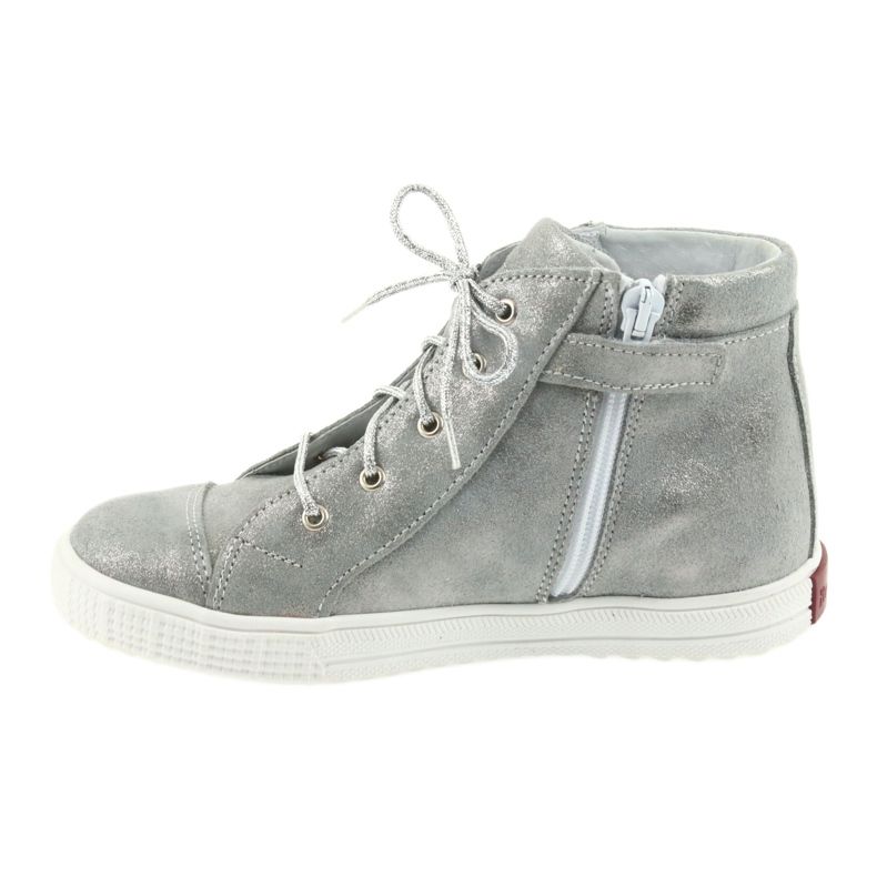 Stivali e scarpe da bambina argento Ren But 4279 2