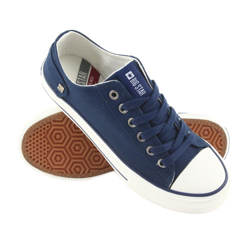 Big star 274335 sneakers allacciate blu navy 3