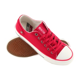 Red Big Star 274339 sneakers allacciate rosso 3