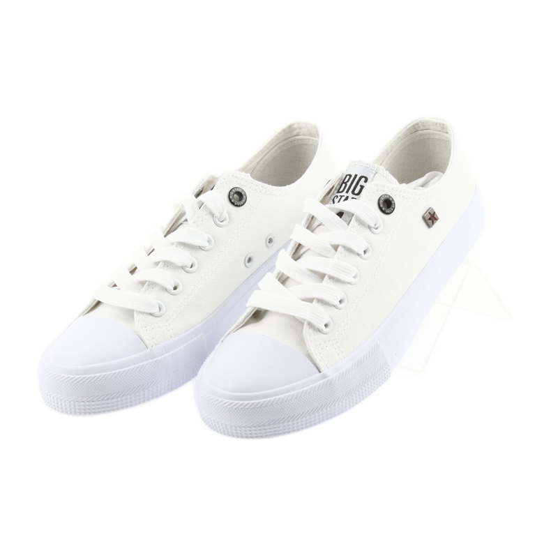 Big Star Sneakers allacciate bianche 274010 bianca 4
