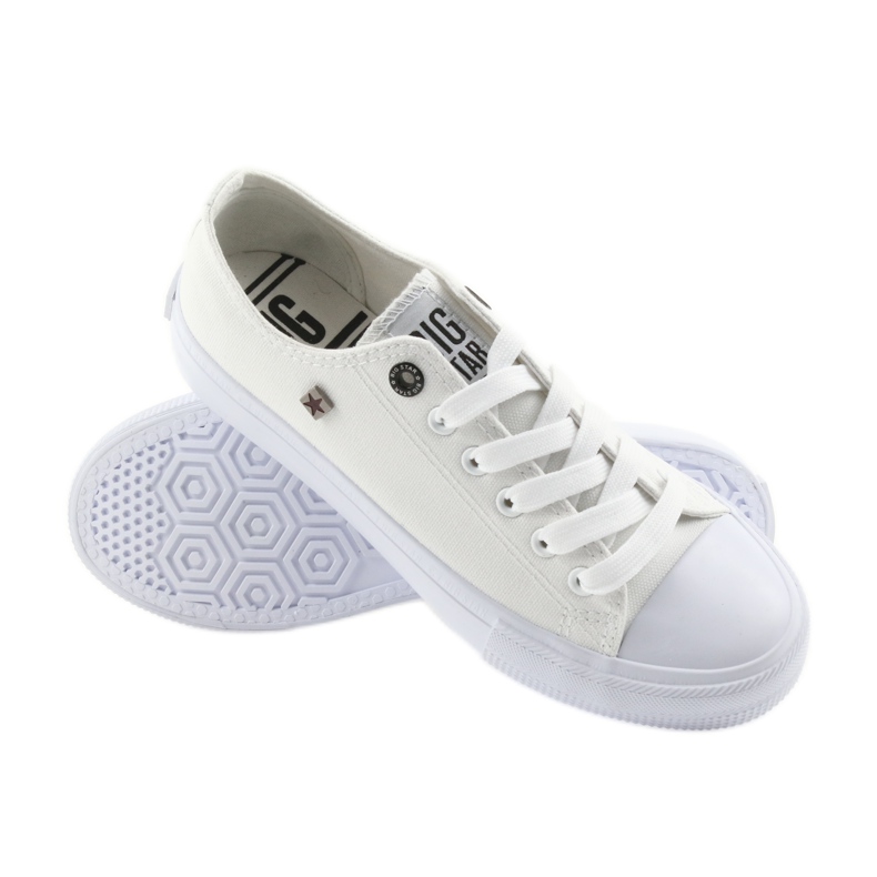 Big Star Sneakers allacciate bianche 274010 bianco 3