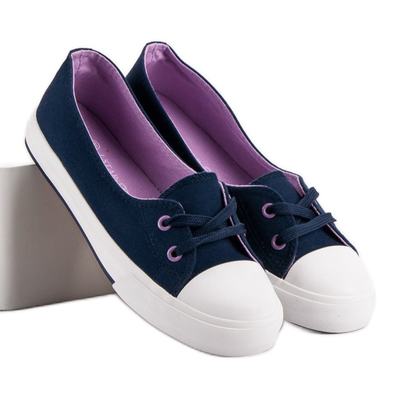 J. Star Sneakers blu navy 2