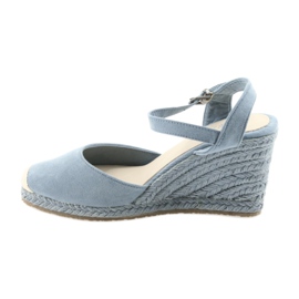 Sandali Big Star espadrillas 274A170 blu marrone 2