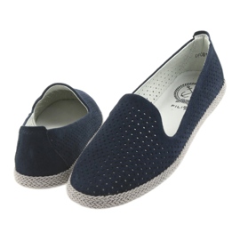 Filippo Ballerine espadrillas da donna Lordsy F 081 blu navy 4