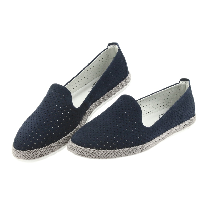 Filippo Ballerine espadrillas da donna Lordsy F 081 blu navy 3