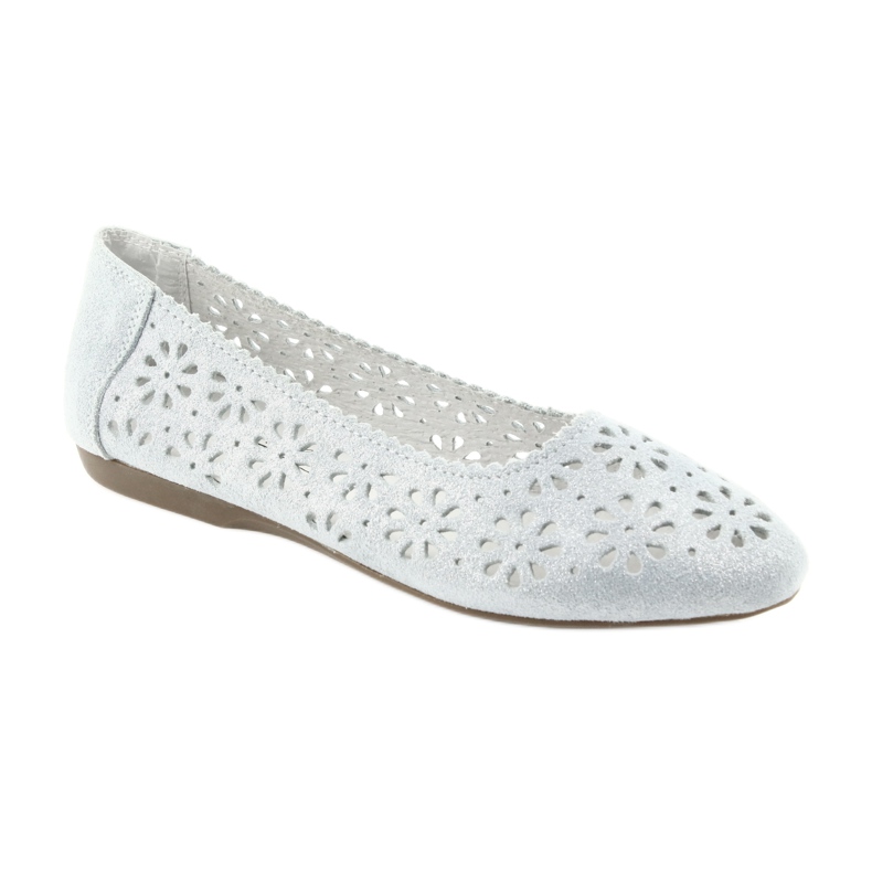 Ballerine traforate Filippo 680 grigio 1