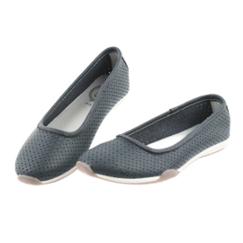 Ballerine traforate blu navy Filippo 089 3