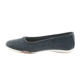 Ballerine traforate blu navy Filippo 089 2