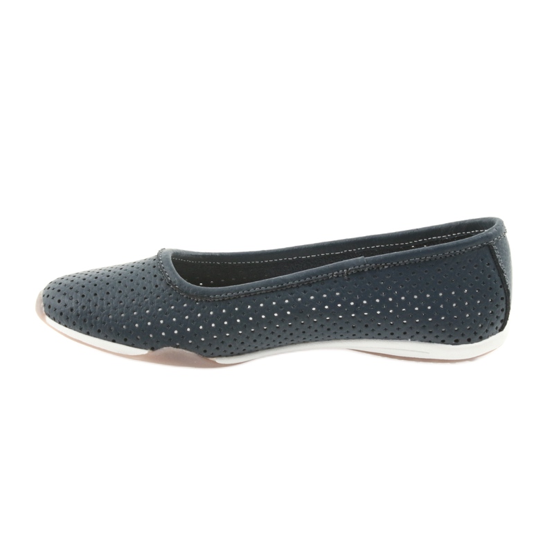 Ballerine traforate blu navy Filippo 089 2