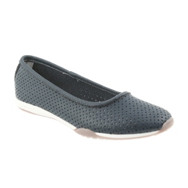 Ballerine traforate blu navy Filippo 089 1