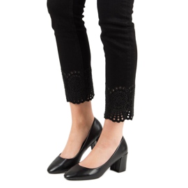 Ideal Shoes Décolleté nere classiche nero 1