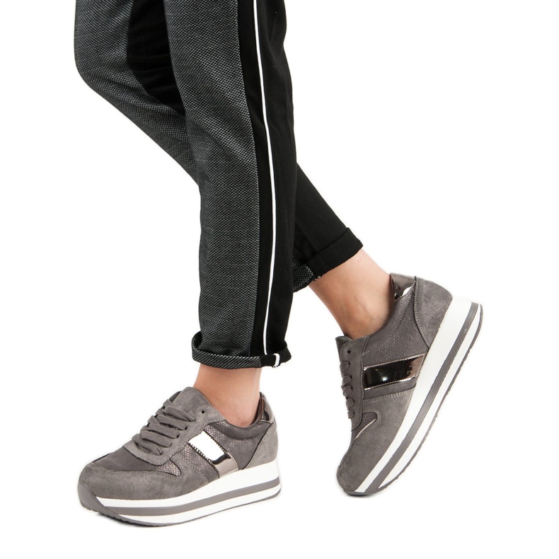 Bestelle Sneakers grigie alla moda grigio 2