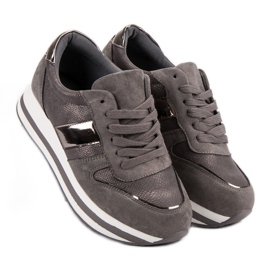 Bestelle Sneakers grigie alla moda grigio 6