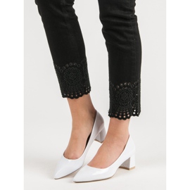 Diamantique Eleganti décolleté bianche bianca 1