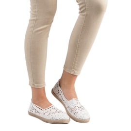 Sweet Shoes Espadrillas di pizzo bianco 2