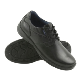 Badura scarpe nere da uomo comfort 3509 nero 3