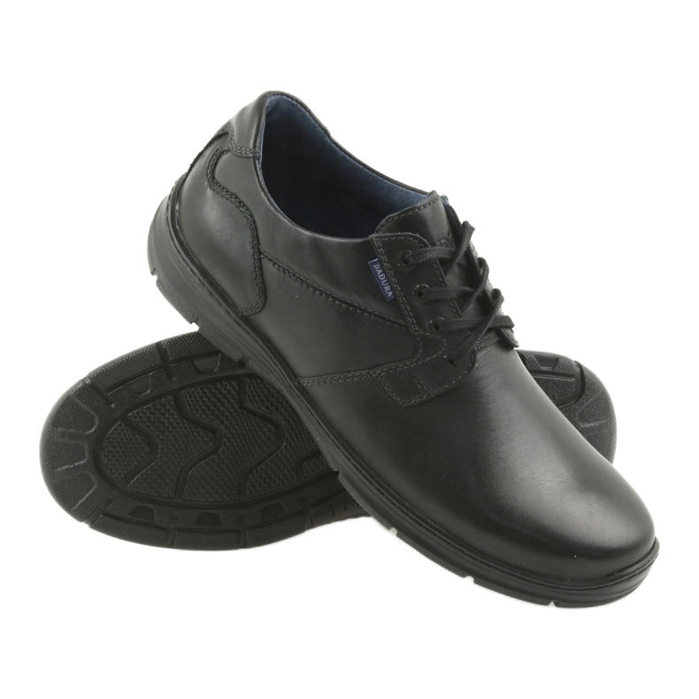 Badura scarpe nere da uomo comfort 3509 nero 3