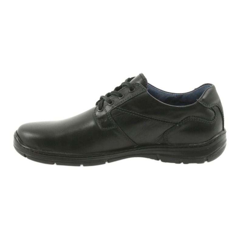 Badura scarpe nere da uomo comfort 3509 nero 2