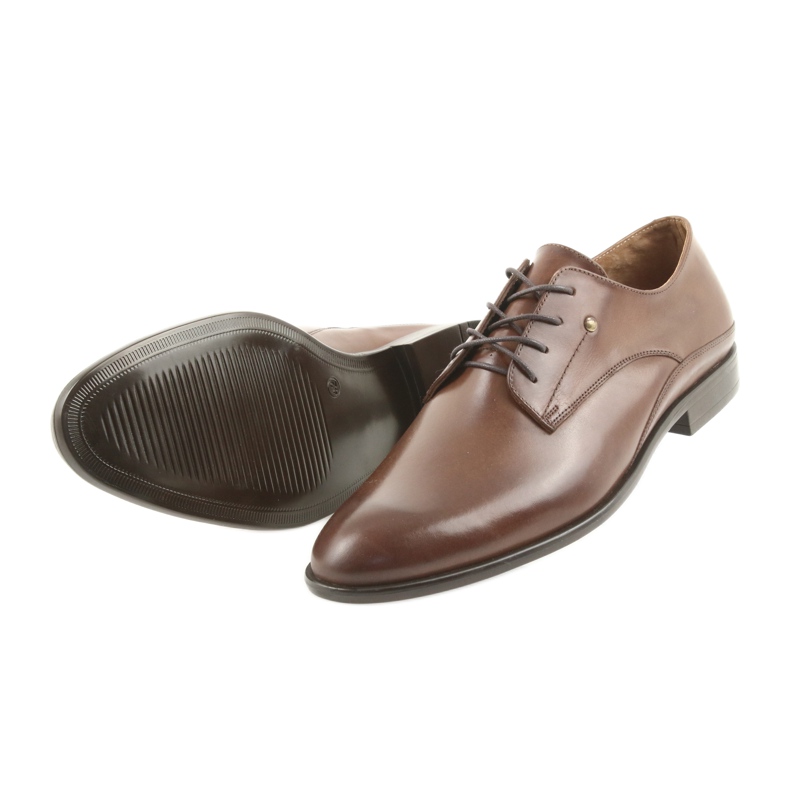 Badura scarpe stringate da uomo 7777 marrone 5