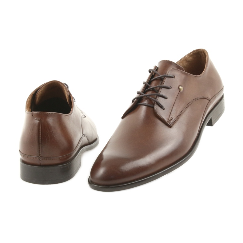 Badura scarpe stringate da uomo 7777 marrone 4
