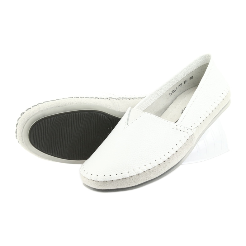 Mocassini donna Filippo 031 bianco grigio 5