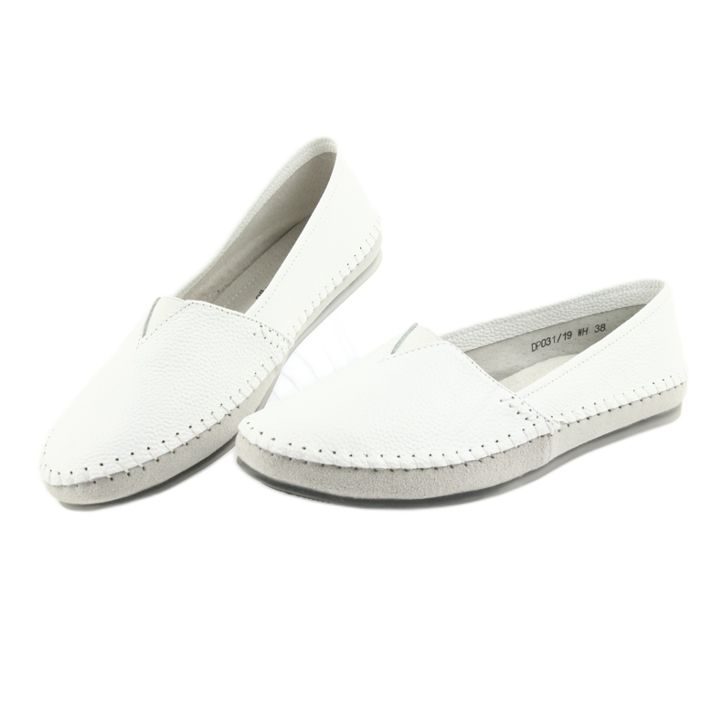 Mocassini donna Filippo 031 bianco bianca grigio 3