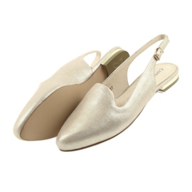 Scarpe da donna Caprice lordsy dorate 29400 d'oro 4