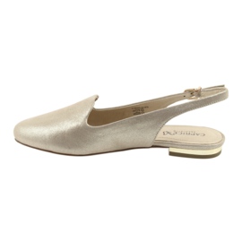 Scarpe da donna Caprice lordsy dorate 29400 d'oro 2
