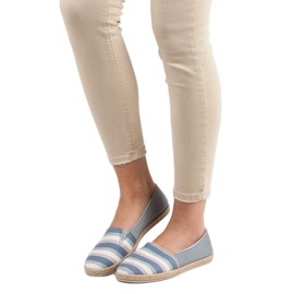 Sweet Shoes Slip a righe grigio multicolore 1