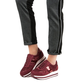 Bestelle Sneakers bordeaux alla moda multicolore rosso 2