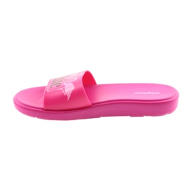 Pantofole da donna Flamingos Atletico nero rosa 2