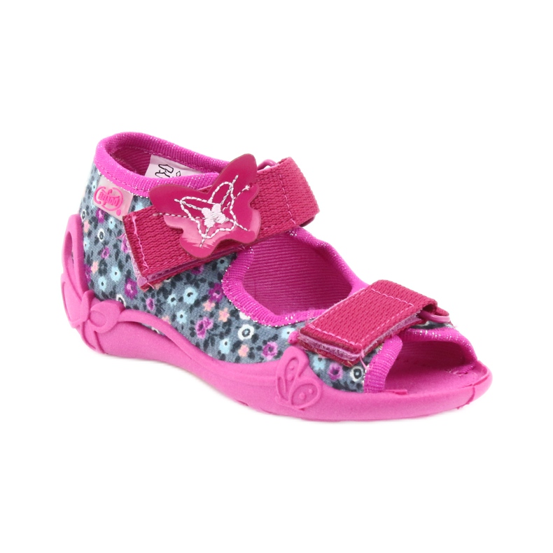 Scarpe per bambini Befado 242P072 grigio rosa 2