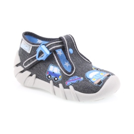 Scarpe bambino Befado grigio 110P341 blu 2