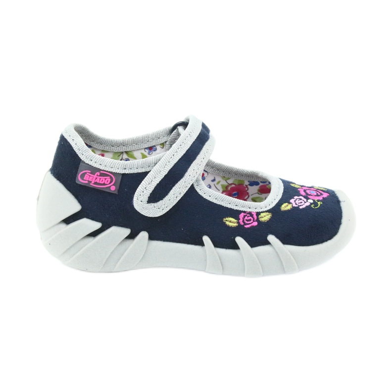 Scarpe per bambini Befado 109P170 grigio blu navy 1