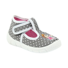 Scarpe per bambini Befado miele pu 531P006 bianca grigio 2
