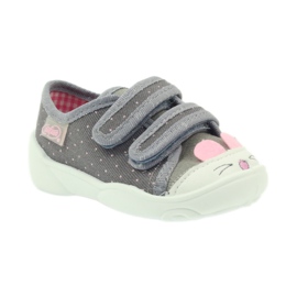 Scarpe per bambini Befado 907P101 grigio rosa 1