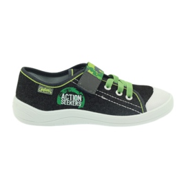 Scarpe per bambini Befado 251Y102 nero verde 1