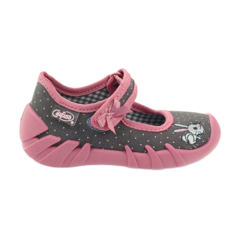 Scarpe per bambini Befado 109P168 grigio rosa 1
