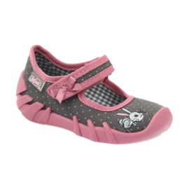 Scarpe per bambini Befado 109P168 grigio rosa 2