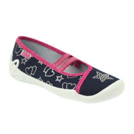 Scarpe per bambini Befado 116Y246 rosa blu navy 2