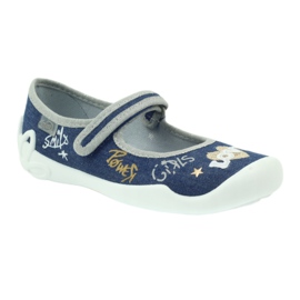 Scarpe per bambini Befado 114Y313 blu grigio 1