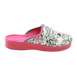 Befado scarpe per bambini disegno da colorare 708X003 rosa bianco 1