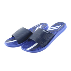 Ciabatte da piscina da uomo blu navy Atletico bianco 3