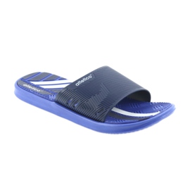 Ciabatte da piscina da uomo blu navy Atletico bianca 1