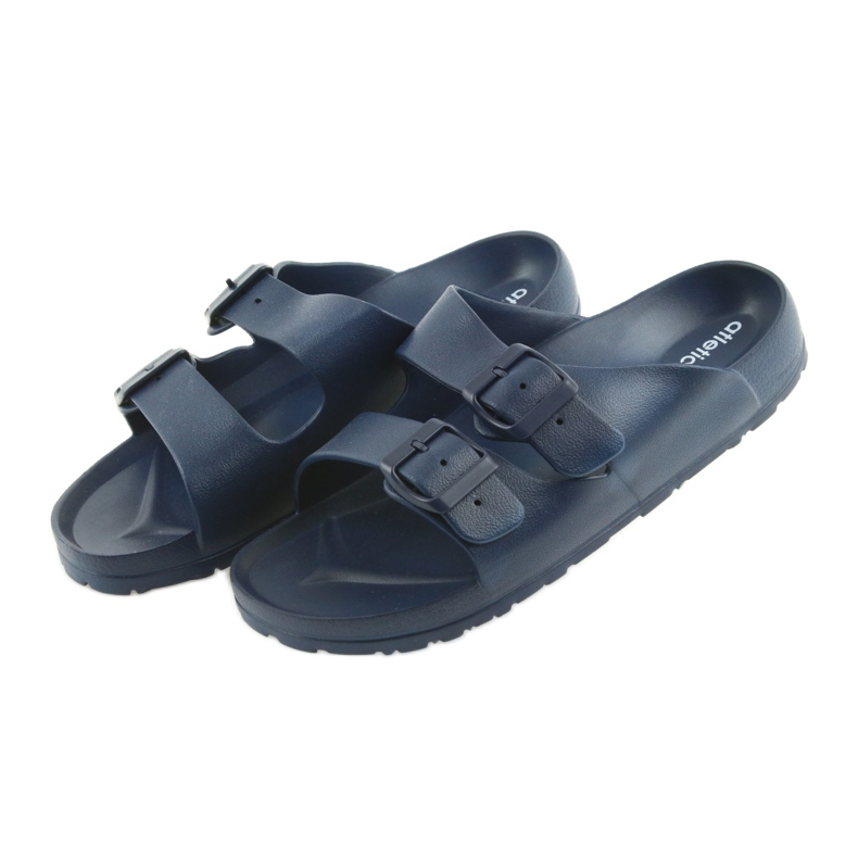 Ciabatte profilate da uomo blu navy Atletico 3