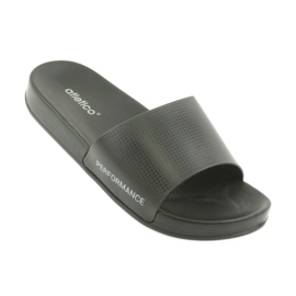 Ciabatte profilate da uomo Atletico nere nero 5