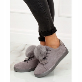 Sneakers da donna grigie 68-95 Grey grigio 1