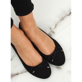 Nero 3C-10 Ballerine nere da donna 1