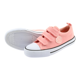 American Club Sneakers rosa americane LH49 bianca 4